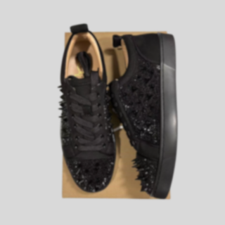 Suela Roja Crystal Spikes